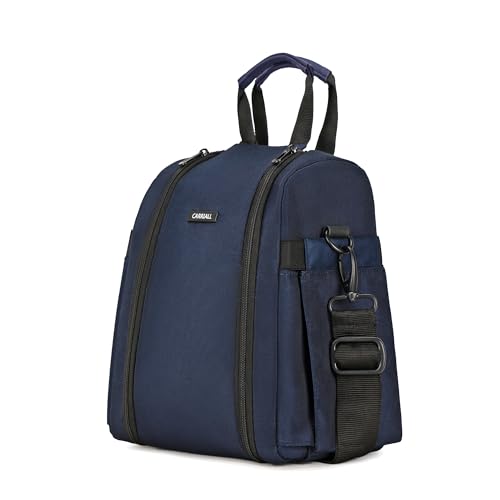 Image of Carriall Navy Meal Bag /Lunch Bag, Tiffin Bag for Office, College, School & Picnic | Reusable & Water-Resistant Lunch Box Cover Bag Only | 8L Capacity | Gifting for Men,Women & Kids (Boys /Girls)