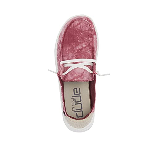 Image of HEYDUDE Women's Wendy Chambray | Women's Shoes | Women's Lace Up Loafers | Comfortable & Light-Weight