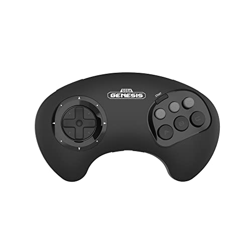 image for Retro-Bit BIG6 2.4 GHz Sega Genesis Wireless Arcade Controller Pad for