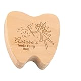 YiNLuax Zahn Baby Zähne Kollektion Für Kinder Baby Zähne Aufbewahrung Handgefertigtes Holzkasten Geschenk Holzzahn