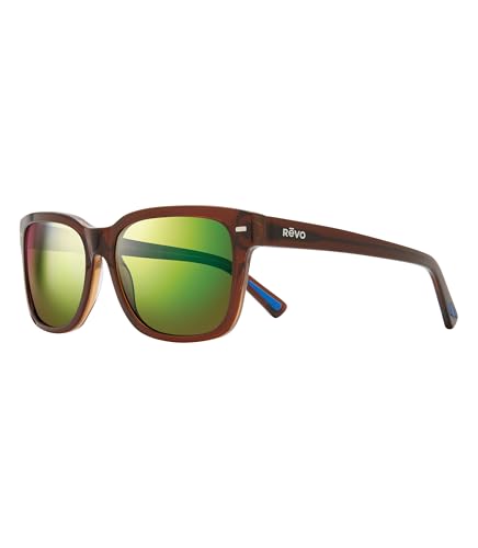 Revo Sunglasses Cobra: Polarized Crystal Glass Lens with Stainless Steel Round Frame