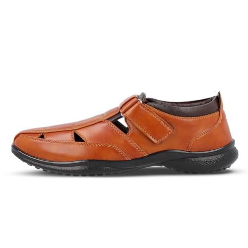 Image of WALKAROO WF6255 Mens Roman Sandals for formalwear and regular use