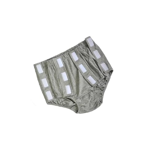 KIXZSAZ - KIXZSAZ Couche-culotte d'incontinence réutilisable pour femmes discrète et hygiénique, Gris, XL