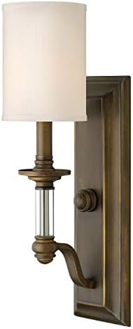 Hinkley Sussex Traditional One Light Wall Sconce, English Bronze