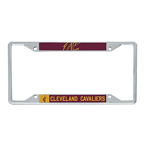 Desert Cactus Cleveland Cavaliers Car Accessories NBA Basketball Team Metal License Plate Frame for Front or Rear of Car (Up Close)