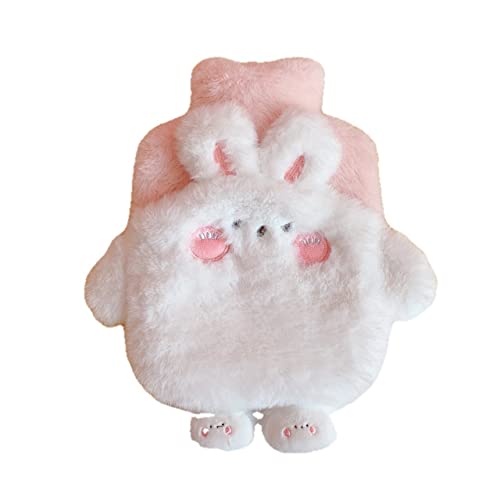 Bouillotte eau chaude portable mini bouteille injection peluche lapin