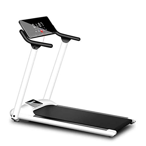 Image of Treadmill Folding Electric Treadmill No Noise Non Slip Runway Free Installation Design Multi Function Fitness Equipment for Home and Gym Use