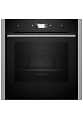 NEFF B64CS71N0, N 90, Einbau-Backofen, Integrierbarer Backofen 60 x 60cm, Slide&Hide, Full Touch TFT-Display, Automatikprogramme, Soft Open & Close, Schwarz