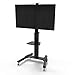conecto TV Ständer Standfuß rollbar 37-70 Zoll für viele Fernseher/Monitore I Mit Rollen höhenverstellbar/schwenkbar... I Modell LM-FS02G