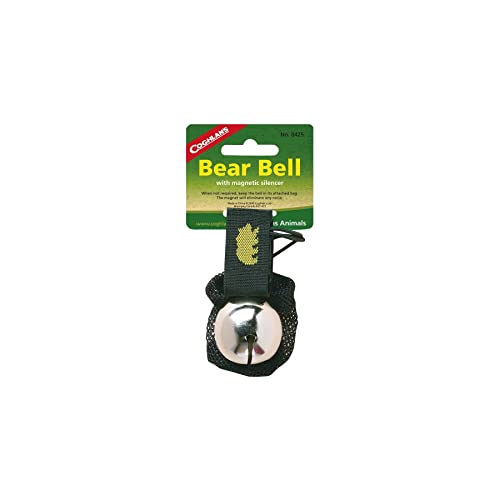 Coghlan’s Bear Bell w/Magnetic Silencer Bag & Loop Strap Warns Animals 2-Pack
