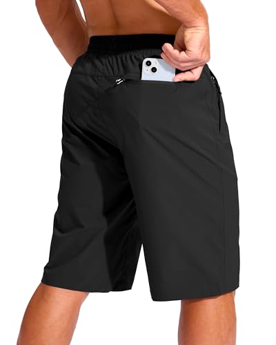 G Gradual Men's 11" Board Shorts with 3 Zipper Pockets Long Swim Trunks Quick Dry Bathing Suit Swimwear Beach Shorts No Liner2