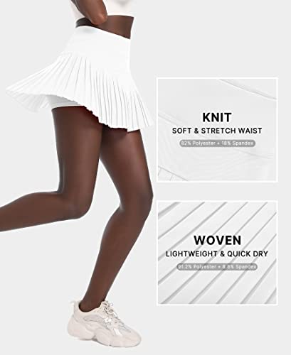 ChinFun Girls' Pleated Tennis Skirts Athletic Golf Skorts Skirts Running Casual School with Shorts & Pocket4