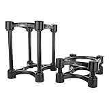 Hayden HY-155 Adjustable Studio Monitor Stands | Isolation Stands with Height & Tilt Adjustment | Stands for Home Studio, Recording, Mixing & Audio Production (Pair)