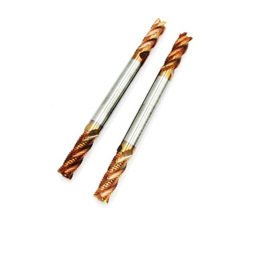 Image of 2pcs /Package HRC45 4Flutes shank Dia1 /4 Inches Tungsten Solide Carbide Double end Roughing End Mills For CNC Router Bit wood metal cutter mill tool CNC milling cutter (2pcs, 1 /4 inchx1 /4 inchx3 /4 inchx3 inch)