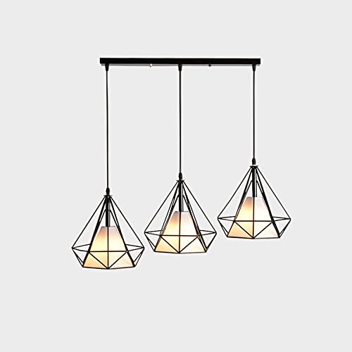 Lustre de Salle à Manger 3 lumières suspendu pour îlot de cuisine
