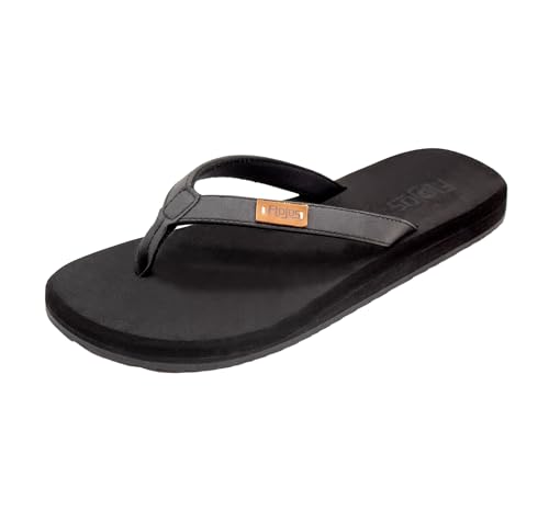 FLOJOS Women's Billie Flip-Flop, Black, 8