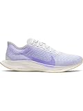 Nike Wmns Nike Zoom Pegasus Turbo 2 Zapatillas de Trail Running, Mujer, Multicolor (Platinum Tint/Lavender Mist/Ghost 4), 42.5 EU (8 UK)