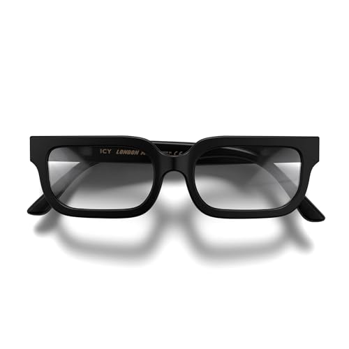 LONDON MOLE® Icy gafas de lectura | Lectores de forma rectangular | Hombre y mujer unisex | Bisagras de resorte
