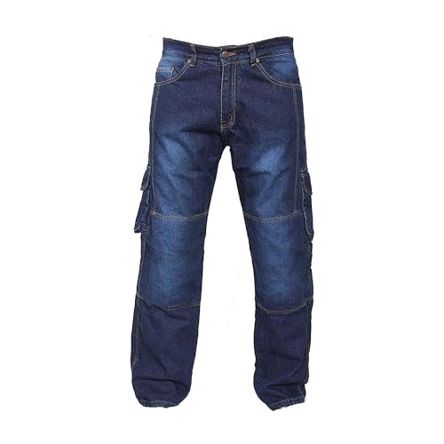 Rider Protec® Men's Motorcycle Pants with Armor, Blue