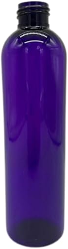 Miniatura 4 de Natural Farms Botellas de plástico Cosmo moradas de 8 onzas, paquete de 12 botellas vacías rellenables, sin BPA, aceites esenciales, aromaterapia,