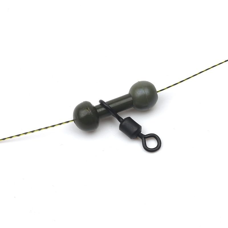 200 piezas de cuentas de pesca para carpa, protectores de línea miniatura 5