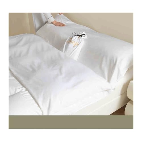YUTZRIQP Saco de Dormir Algodón Sábana de Viaje Sábanas para Sacos de Dormir para Montañismo Camping Albergues Picnic Trenes(White,200x210cm-78x82)