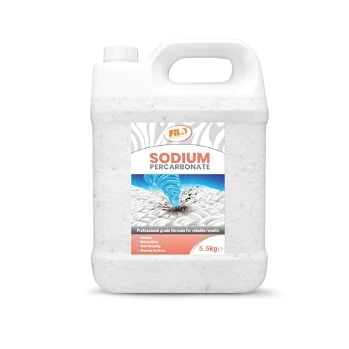 FILO Sodium Percarbonate Granules 5.5kg Eco-friendly Oxygen Bleach for Clothes Natural Stain Remover and Laundry Whitener Multi-purpose Cleaner for Kitchen Bathroom & Fabrics