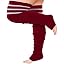 Burgundy & White