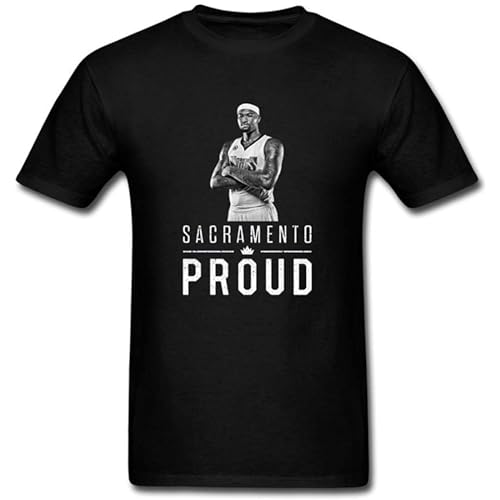 Camiseta para hombre Sacramento Kings Demarcus Cousins Proud, Negro , XL