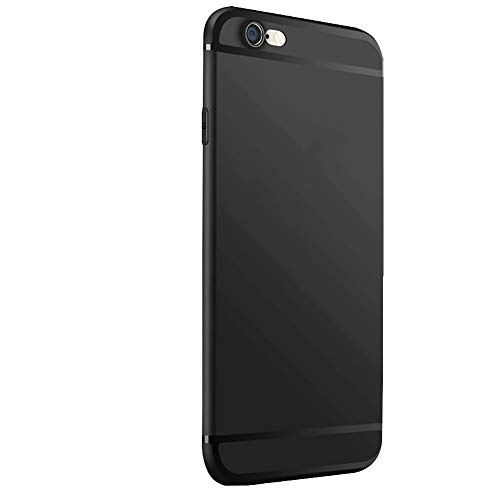Fundas Y Cases, Wireless QWYJ for Apple iPhone 6/6s 4.7' Funda Protectora de TPU Suave Ultrafina Matte Minimalista Case Negro