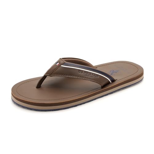 Image of U.S. Polo Assn.| NESTA LT. GREY| Stylish slider Flipflops for Man