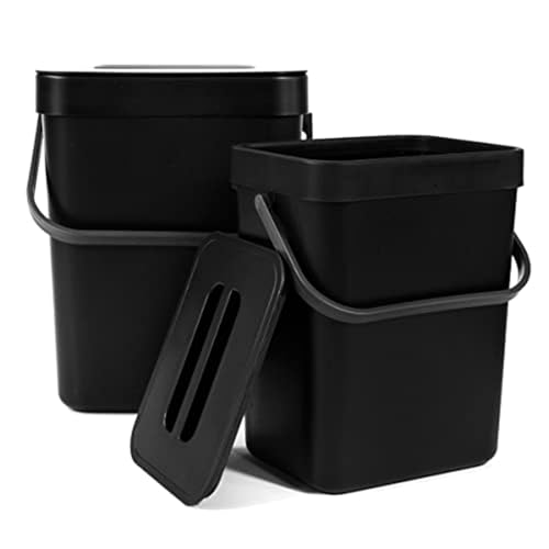 Set de canecas de basura plegables para compost 5L miniatura 2