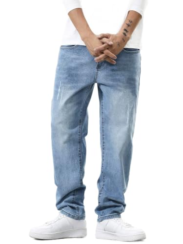 Noble Monk Men's Denim Jeans | Stylish Casual Wear | Stretchable Cotton Trousers | Comfortable Everyday Pants | Travel, Outdoor & Streetwear Deal