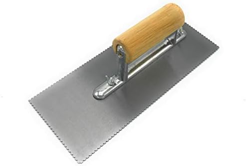 Adhesive notched trowel complete with 1.5 mm blade