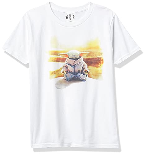 T-shirt Mandalorian Awakening garçon haut de gamme en coton uni pour enfant
