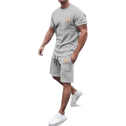 Ensemble respirant d'été t-shirt t-shirt à poche et short de running