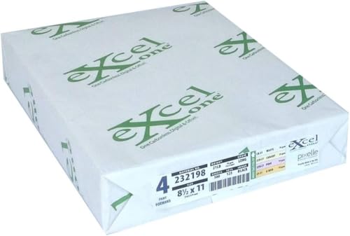 Excel One Carbonless 4-Part Forward Paper (White/Canary/Pink/Gold), 8.5" x 11" (232198) (1 Ream)