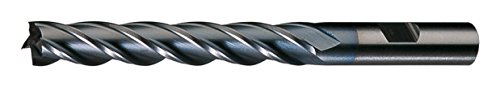 Image of Cleveland C33413 HG-4C High Speed Steel Single End Multi-Flute Center Cutting Finisher End Mill