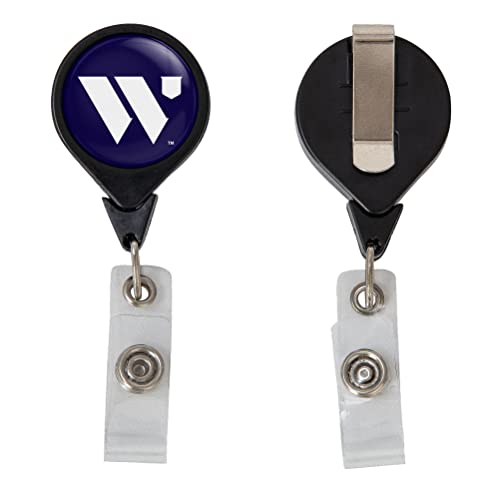 Desert Cactus Westminster College Retractable Badge Holder Griffins ID Reel with Ticket Clip for Lanyard, Work, School & Office Access