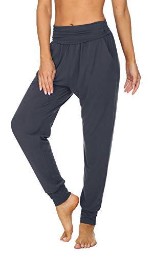 Image of UEU Women's Cozy Yoga Joggers Pants Loose Workout Sweatpants Comfy Lounge Pants with Pockets