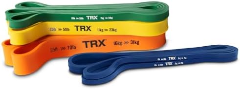 TRX Training Strength Band Set, Full-Body Resistance Bands for Ho...
