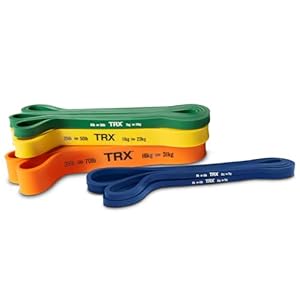 TRX Training Strength Band Set, Full-Body Resistance Bands for Home and Gym Use, Resistance Bands for Working Out