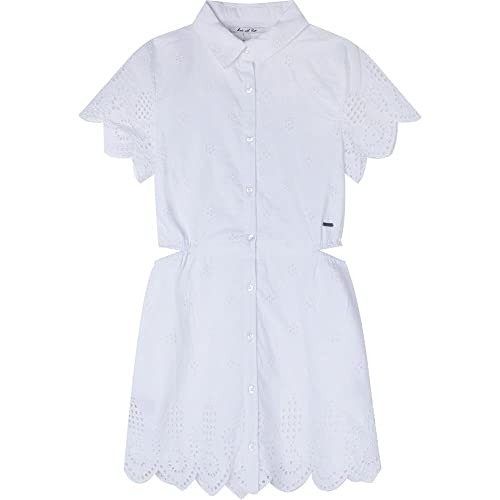 Vestido para niñas Pepe Jeans ABIE blanco en talla 14 años casual