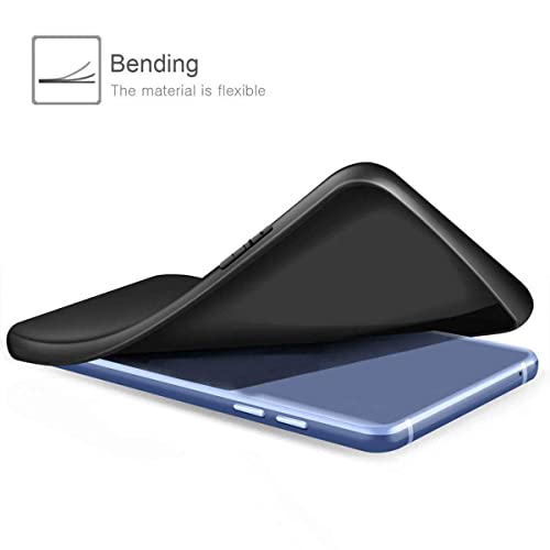 Image of Mobile Back Cover Case for Moto G51 (5G) (Silicone Case|CameraProtection|Black SC1510)