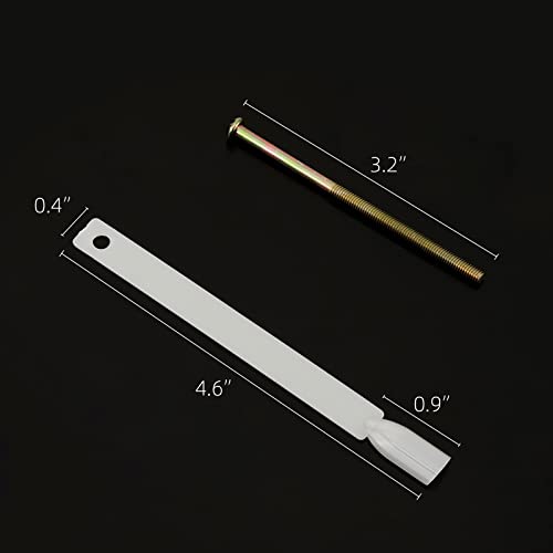 200 Pieces Nail Swatch Sticks Natural Nail Art Practice Tips Fan Shaped Polish Color Display Sticks Square Nail Swatches With Screw #TOP4