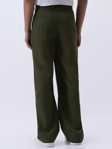 Image of Urbano Fashion Men's Loose Baggy Fit Solid Korean Pants Stretchable