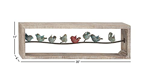 Deco 79 64326 Metal Bird Home Wall Decor Wall Sculpture thumb #2