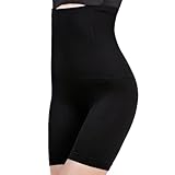 guogaozz pantaloni modellanti per pancia e fianchi, pantaloncini modellanti a vita alta, modellanti per donna (black,6xl)