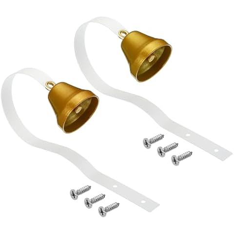 PATIKIL Dog Doorbell with Metal Bells Cover