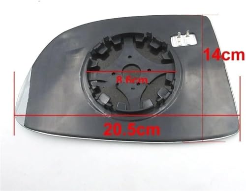 Miroir réfléchissant et chauffant pour rétroviseur de voiture Kia Carens - 3